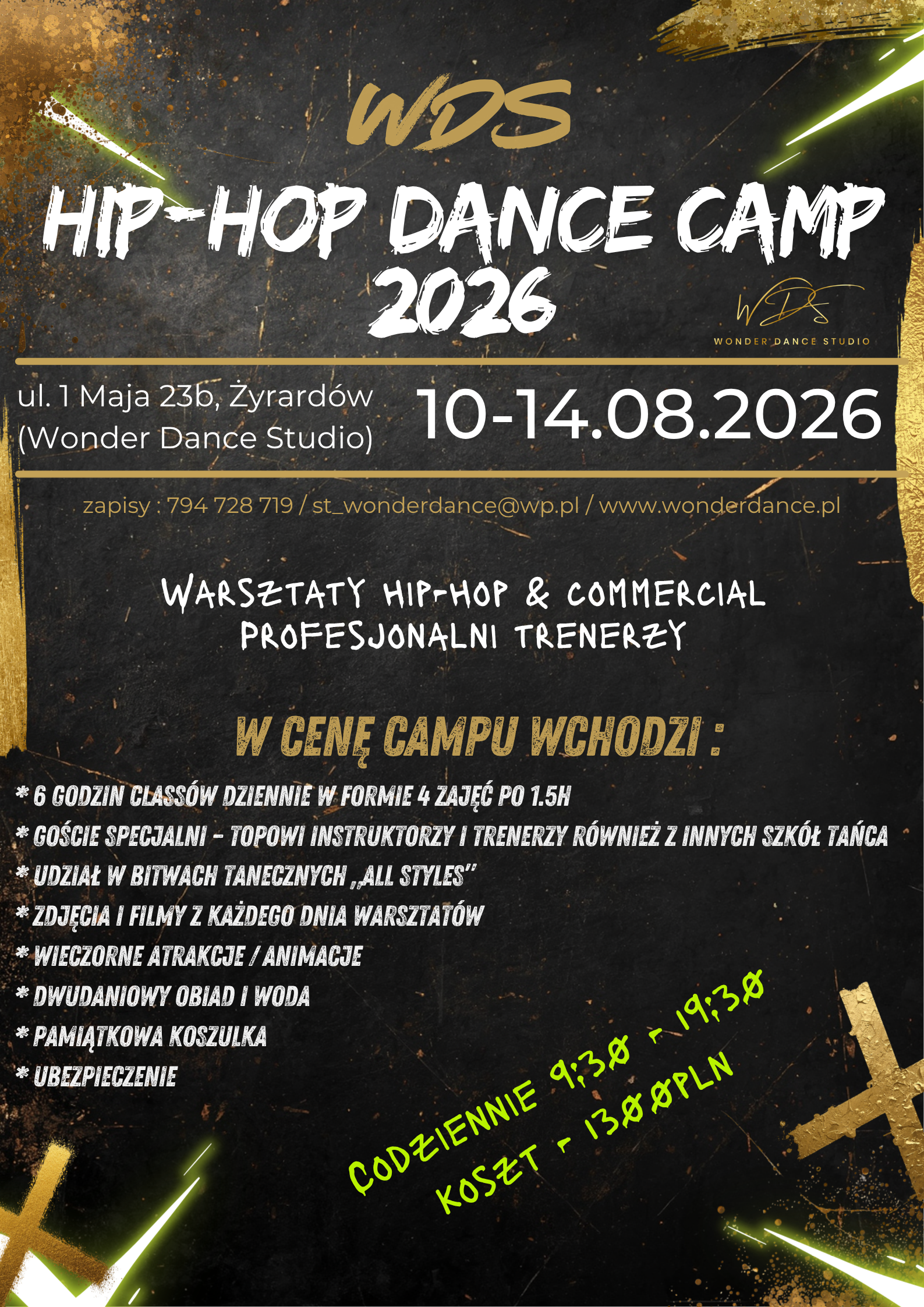 WDS Hip-Hop Dance Camp 2026